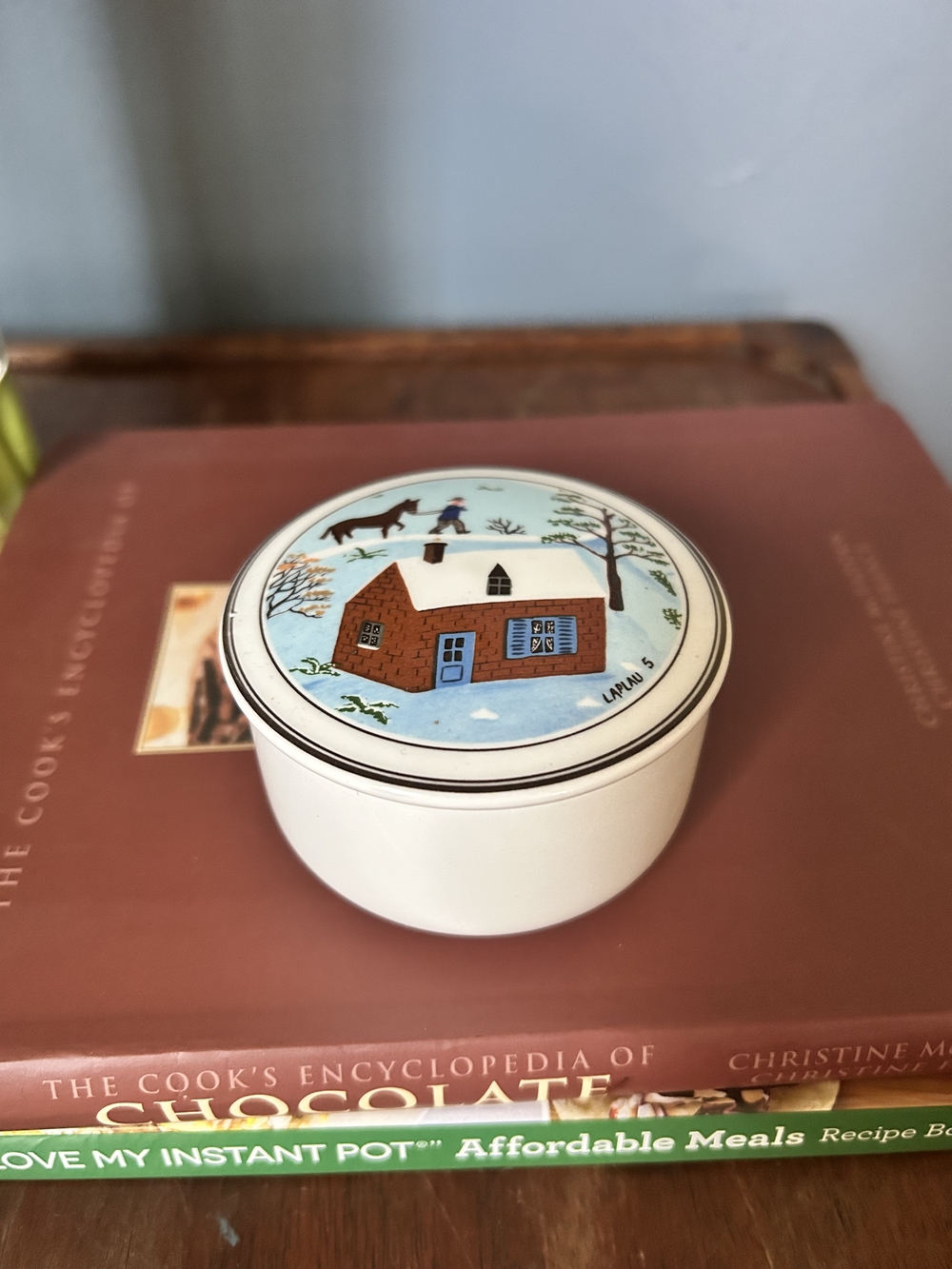 Villeroy & Boch 3" Lidded Trinket Box | Porcelain Dish Small Covered Bowl